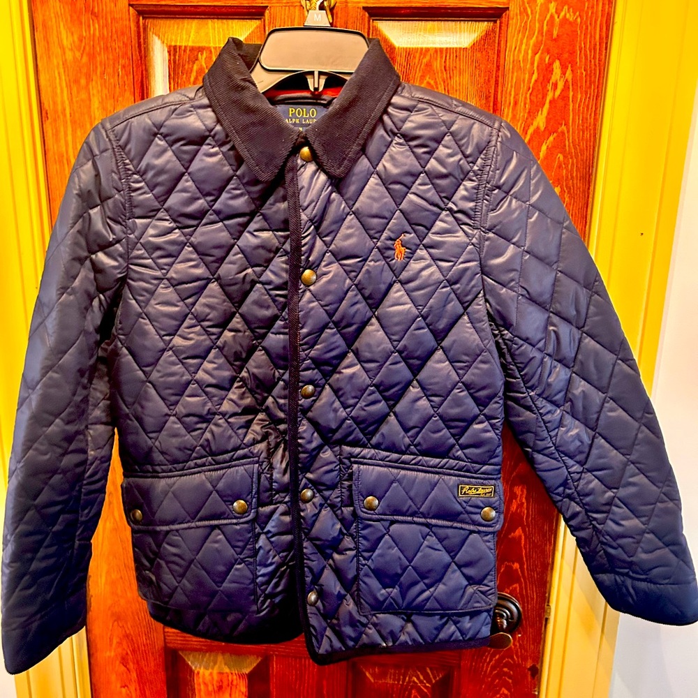 Polo by Ralph Lauren Boys Quilted Barn Jacket Sz M (10-12)